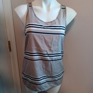 Outback red striped tank